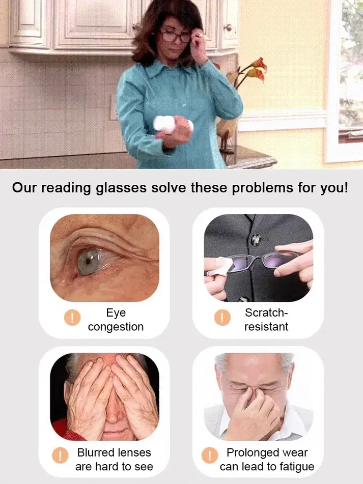 🎁Hot Sale👓Ultra Light Anti Blue Presbyopic Glasses✨ - Image 2